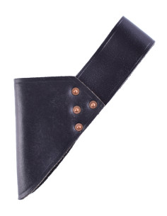 Cintura porta spade in pelle nera