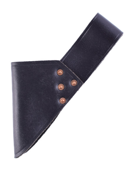 Cintura porta spade in pelle nera