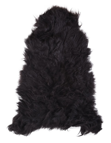 Pelle di pecora nordica nera (110 cm.)