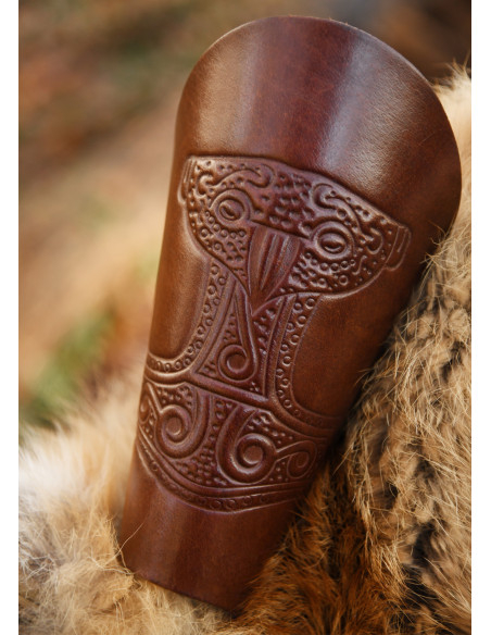 Bracciali martello di Thor in marrone