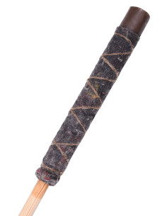 Torcia di cera con tessuto (30 cm.) 2