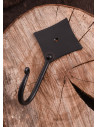 Supporto medievale in ferro battuto per appendere (12X8 cm.)