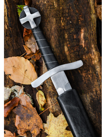 Pugnale crociato funzionante con fodero