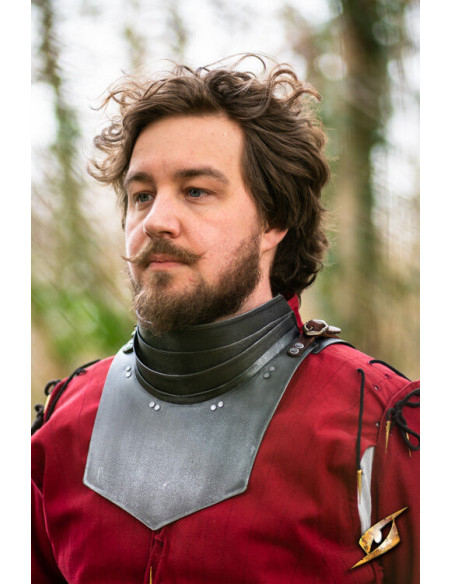 Gorjal medieval in acciaio modello...