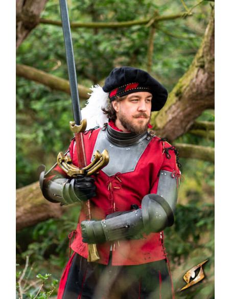 Gorjal medieval in acciaio modello...