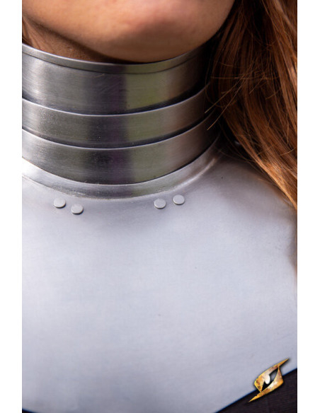 Gorjal medieval in acciaio modello...