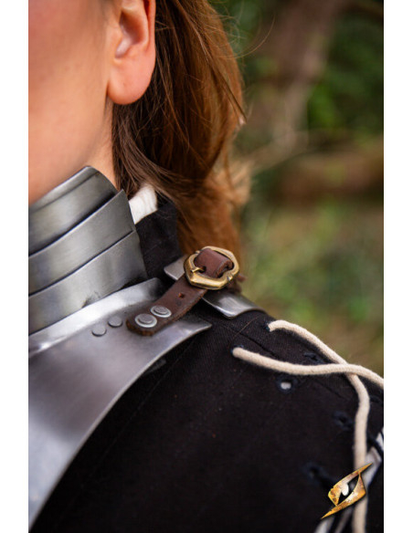 Gorjal medieval in acciaio modello...