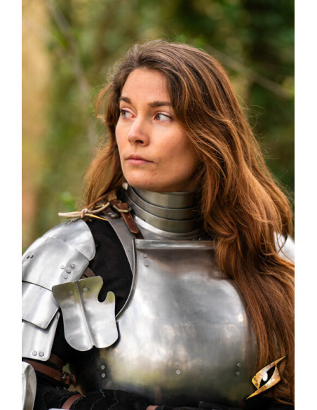 Gorjal medieval in acciaio modello...