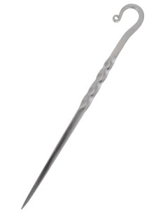 Stuzzicadenti medievale lungo, forgato a mano (17,5 cm.)