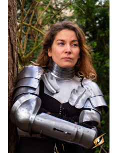 Braccia medievali in acciaio modello Landsknecht,... 2