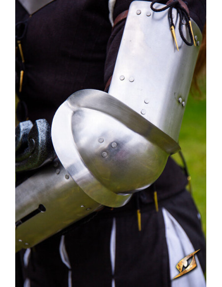 Braccia medievali in acciaio modello...