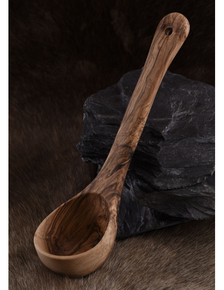 Cucchiaio di legno d'olivo, circa 26 cm
