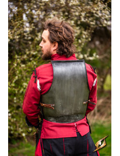 Corazza medieval in acciaio modello Landsknecht, finitura... 2