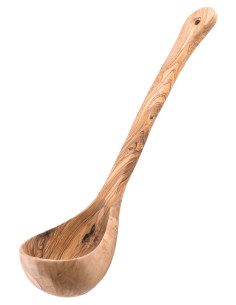 Cucchiaio in legno d'olivo, circa 35 cm