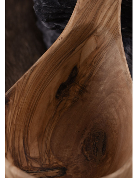 Cucchiaio in legno d'olivo, circa 35 cm