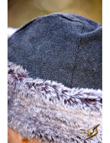 Cappello medievale di lana, modello Toke