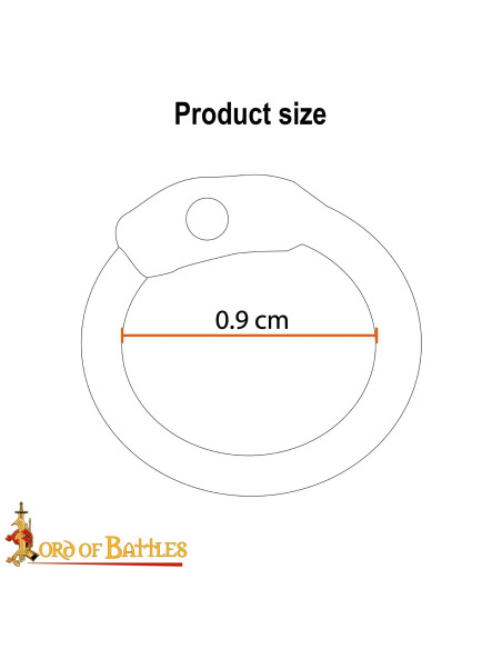 Borsa ad anello in cotta di maglia in...