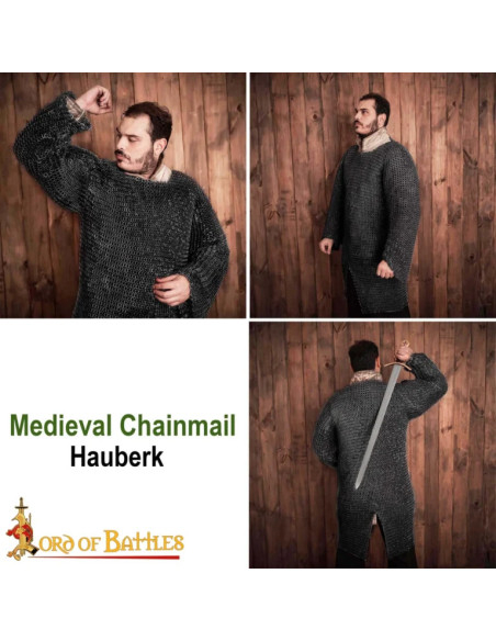 Cotta di maglia ad anello tondo...