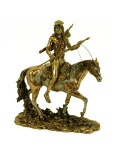 Indiano Sioux figura a cavallo