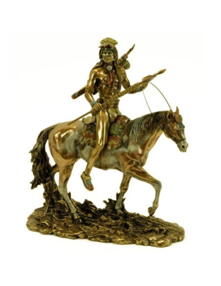 Indiano Sioux figura a cavallo