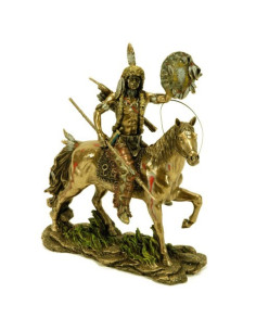 Cheyenne indiano figura a cavallo