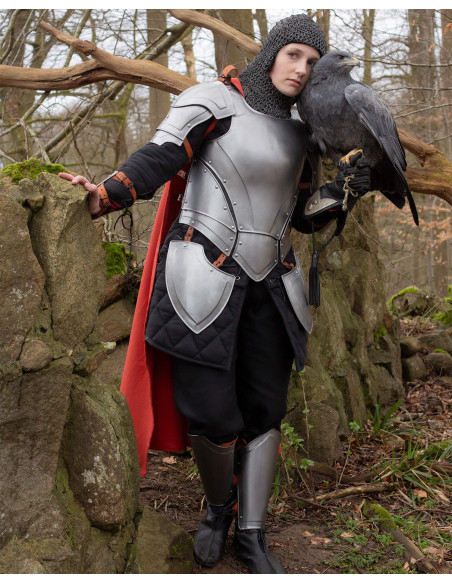 corazza medievale in acciaio modello...