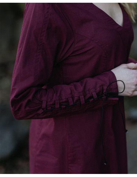 Tunica lunga medievale in cotone...