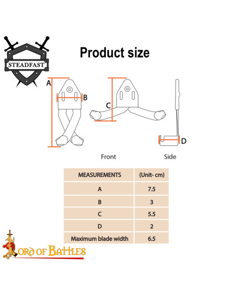 Supporto in acciaio per appendere la...
