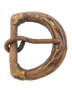 Fibbia per cintura normanna, ottone 2