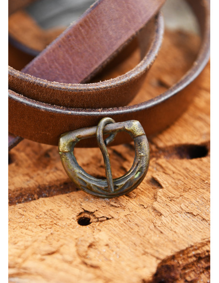 Fibbia per cintura normanna, ottone