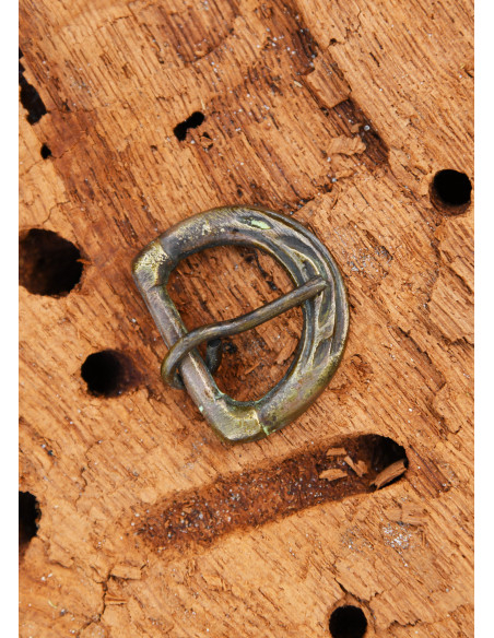 Fibbia per cintura normanna, ottone
