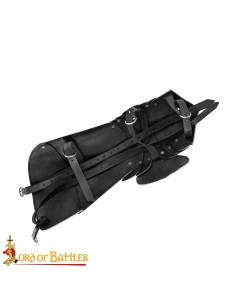 Armatura per gamba in acciaio da cavaliere gotico del XV... 2