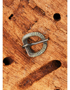 Fibbia per cintura medievale piccola, ottone 2