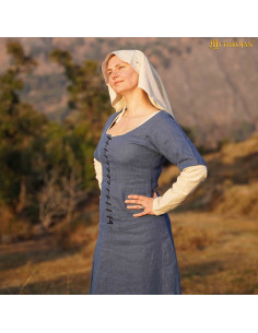 Vestito medievale contadina dei secoli XIV-XV modello Kirtle 2