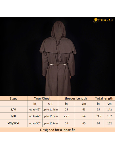 Costume da Monaco, modello Fratello...