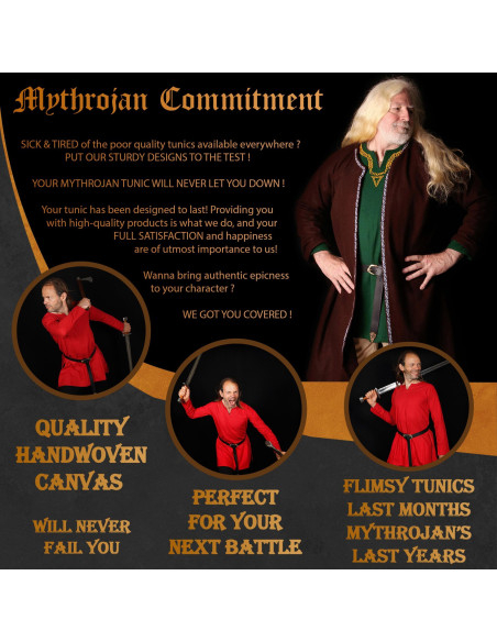 Tunica medieval in cotone modello...