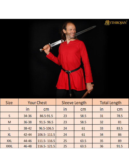 Tunica medieval in cotone modello...
