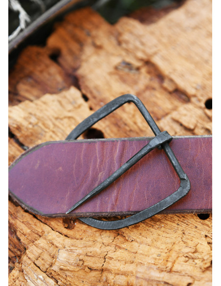 Fibbia in acciaio forgiato a mano,...