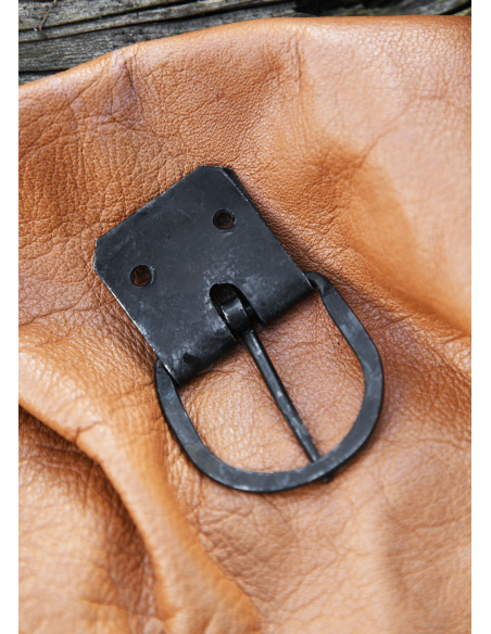 Fibbia forgiata a mano con lamiera,...