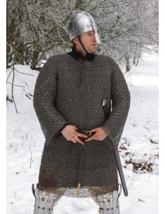 Cotta di maglia modello Hauberk, anelli da 8 mm.