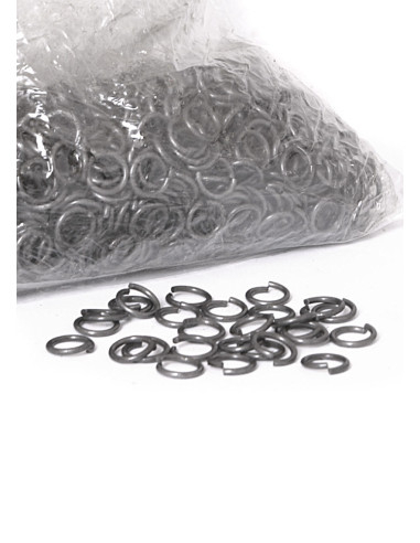 Pacchetto da 1 kg di anelli sciolti di rete, diametro 8 mm.