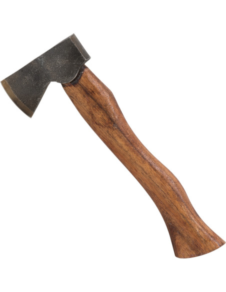 Ascia da mano con fodera in pelle