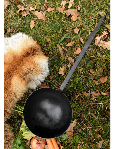 Padella-tripode medievale forgiata a...