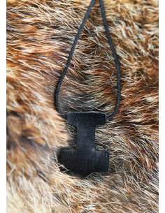 Pendente Martello di Thor in corno