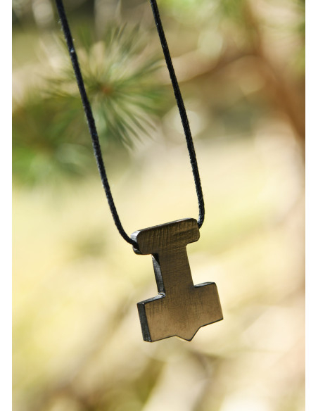 Pendente Martello di Thor in corno