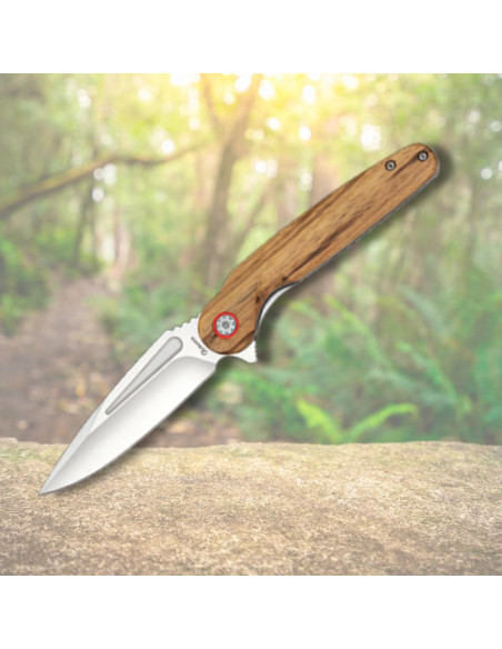 Coltello da campo Albainox in legno...