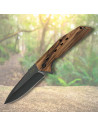 Coltello da campo Albainox in legno zebra (20,3 cm.)