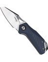 Coltello da tasca modello Elska blu (4,5 cm).