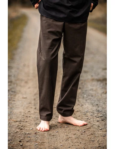 Pantaloni medievali modello Peter, colore marrone scuro