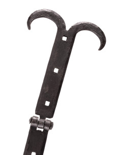 Cerniera per cofano medievale, acciaio forgiato a mano 2